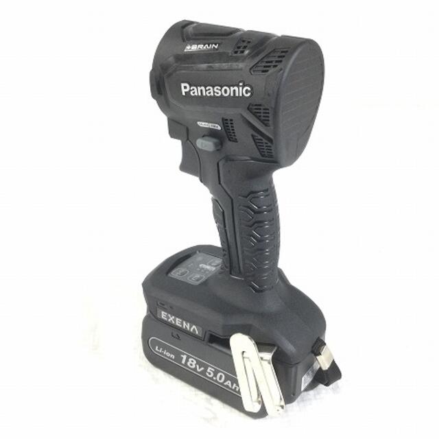 ☆未使用品☆Panasonic パナソニック EXENA Dual 14.4V/18V 充電インパクトドライバ EZ1PD1J18D-B バッテリ2個(18V 5.0Ah)充電器付 60911