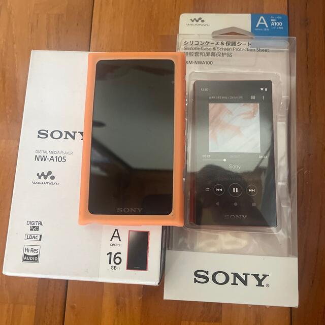 SONY WALKMAN NW-A105 16GB  オレンジ