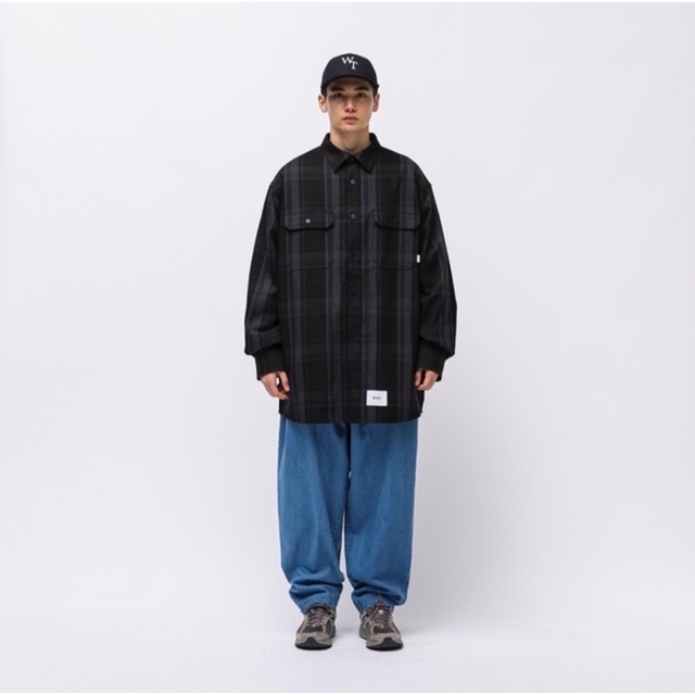 WTAPS DECK / LS / COTTON FLANNEL M 1