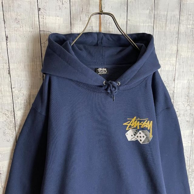 STUSSY(ステューシー)の【入手困難Lサイズ☆即完売モデル】ステューシー サイコロダイス ロゴ パーカー メンズのトップス(パーカー)の商品写真