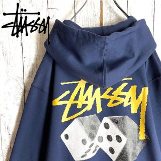 ステューシー(STUSSY)の【入手困難Lサイズ☆即完売モデル】ステューシー サイコロダイス ロゴ パーカー(パーカー)