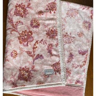ニシカワ(西川)の日本製　シングル2枚合わせ毛布　アクリルマイヤー毛布　140×200cm ピンク(毛布)
