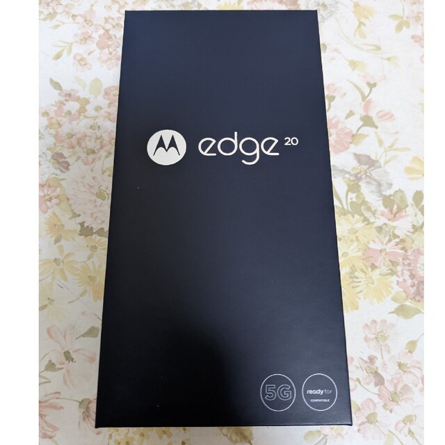 B12458GSM【新品】Motorola edge 20 フロストオニキス   SIMフリー