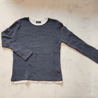 ザラ(ZARA)のZARA MAN 重ね着風トップス(ニット/セーター)