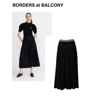 BORDERS at BALCONY - 美品　ボーダーズアットバルコニー　 ジャガードスカート