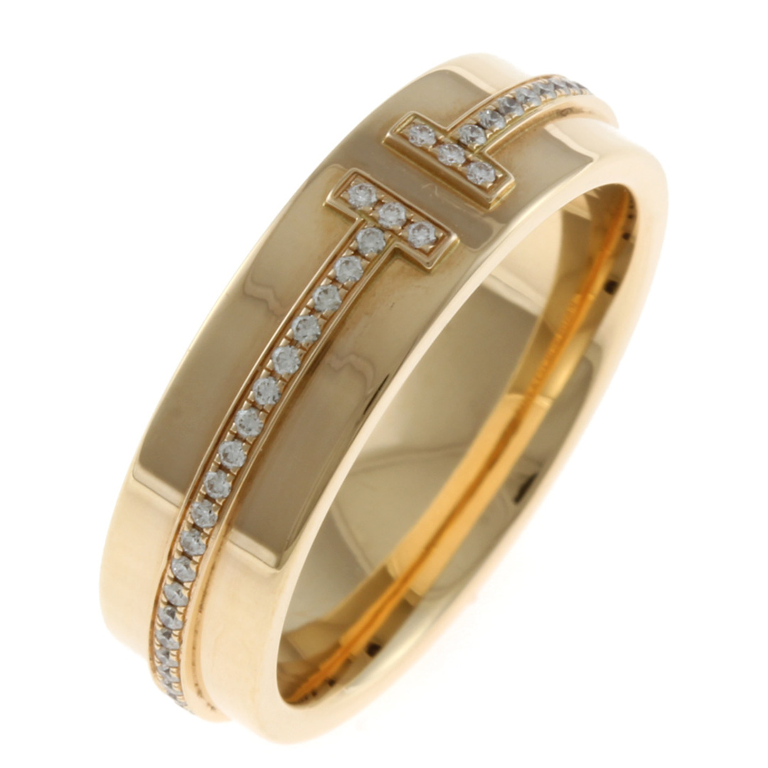 全商品オープニング価格! TIFFANY&Co. ティファニー - Co. & Tiffany リング・指輪 中古 ダイヤモンド K18ピンクゴールド 11.5号 リング(指輪)