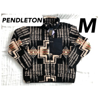 PENDLETON - 【新品】【M】ユニセックス可 PENDLETON ビッグパイルジャケット黒