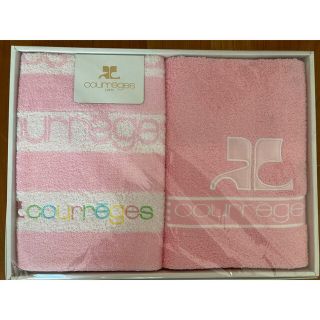 クレージュ(Courreges)のクレージュ　バスタオルセット　新品未使用(タオル/バス用品)