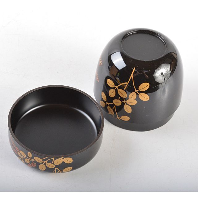 茶道具 輪島塗 蒔絵師 一后一兆監修 萩棗 共箱 V R5117の通販 by 茶道具 輪島塗 蒔絵師 一后一兆監修 萩棗 共箱 V R5117の通販 by