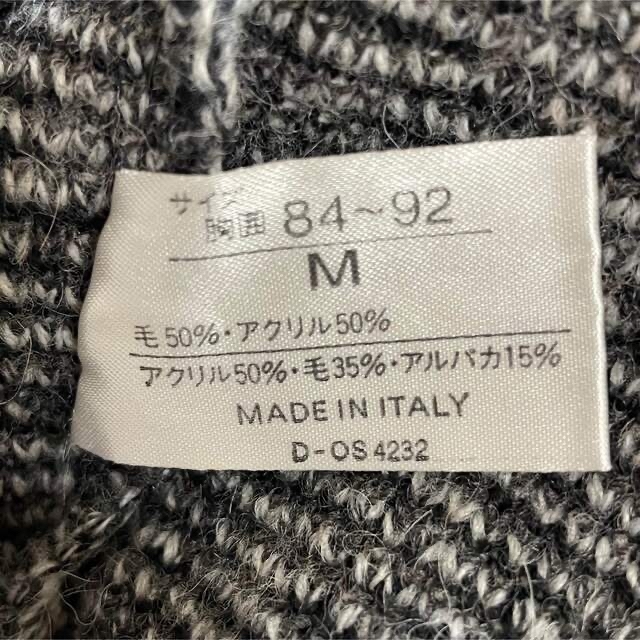 【made in ITALY】イタリア製 ニット セーター アルパカ混 レトロ メンズのトップス(ニット/セーター)の商品写真