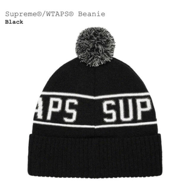 Supreme(シュプリーム)のSupreme 21aw WTAPS Beanie BLACK メンズの帽子(ニット帽/ビーニー)の商品写真