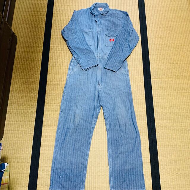 Dickies(ディッキーズ)のdickies つなぎ　ツナギ　ディッキーズ　オールインワン　ブルー　90s メンズのパンツ(ワークパンツ/カーゴパンツ)の商品写真