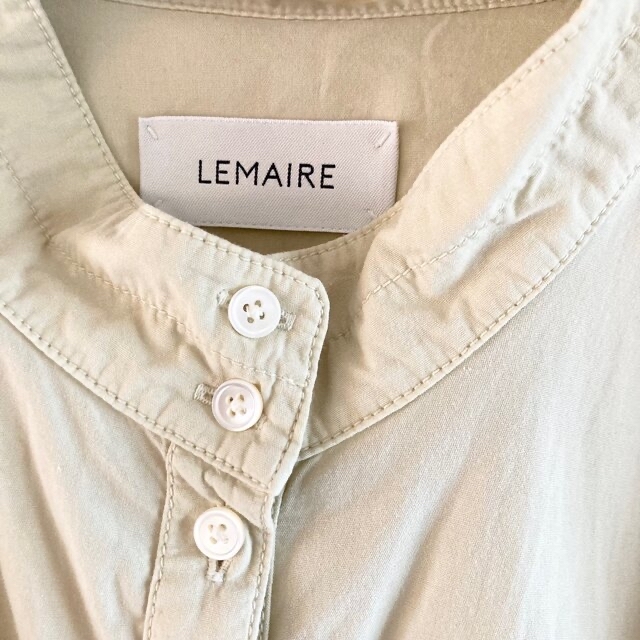 LEMAIRE(ルメール)のLemaire ロングスリーブ ラップシャツ  サイズ 38 FR レディースのトップス(シャツ/ブラウス(長袖/七分))の商品写真