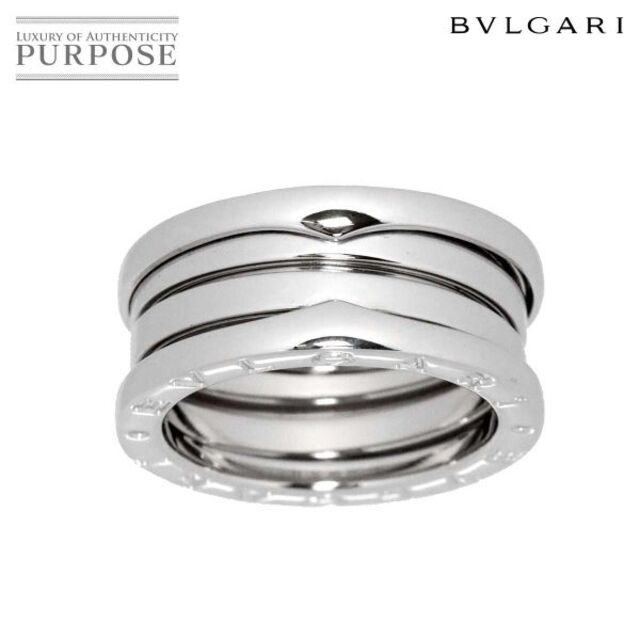 激安大特価! リング #52 3バンド ビーゼロワン BVLGARI ブルガリ - BVLGARI K18 90171141 VLP 指輪 750 ホワイトゴールド WG リング(指輪)