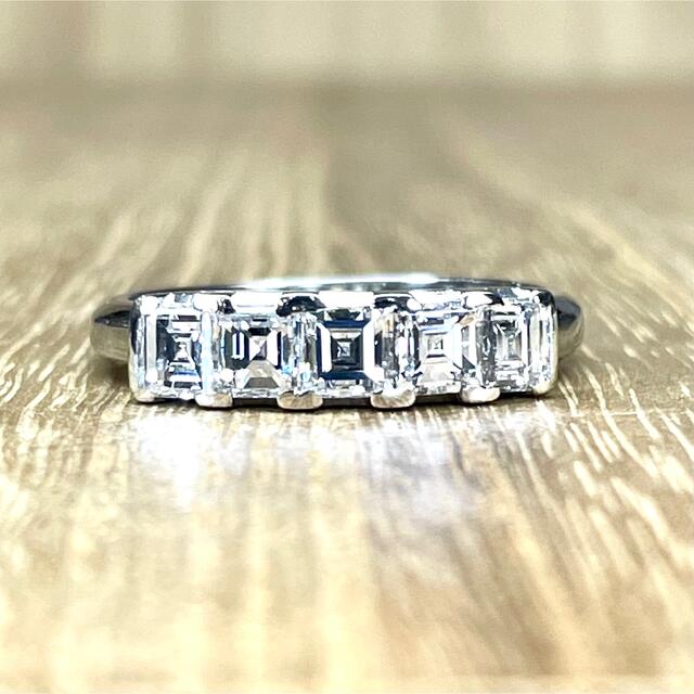 美しい・手作り！Pt900 ダイヤ 1.06ct リング 4.58g M1010