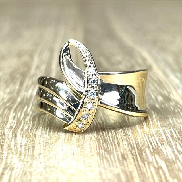 美品】K18ダイヤモンドリング 0.5CT 13.5号 - アクセサリー