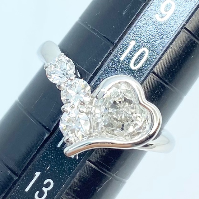 【JB-2529】Pt900 天然ダイヤモンド リング レディースのアクセサリー(リング(指輪))の商品写真