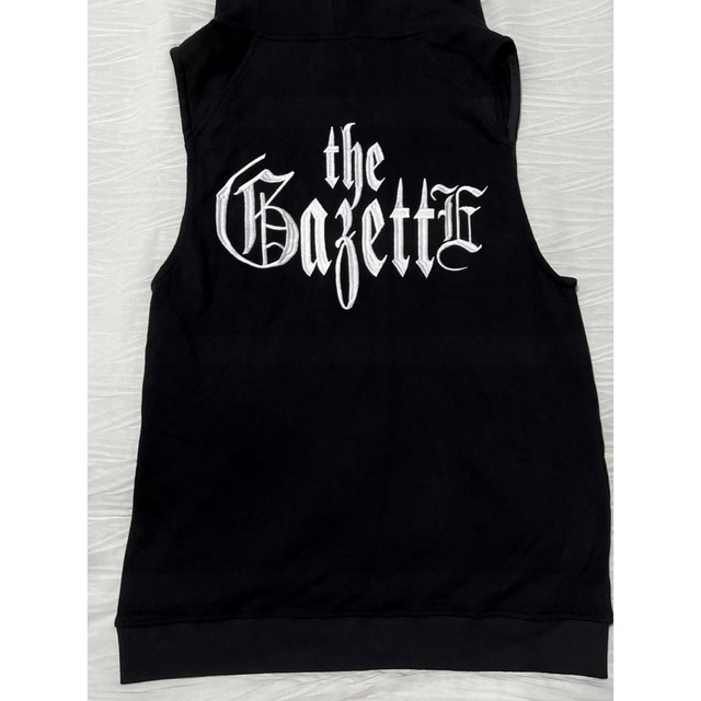 the GazettE ノースリーブ パーカー ロゴ