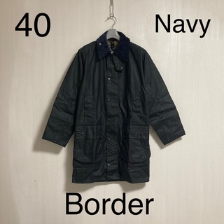 【新品】23AW Barbour Borderバブア ボーダー Navy 36