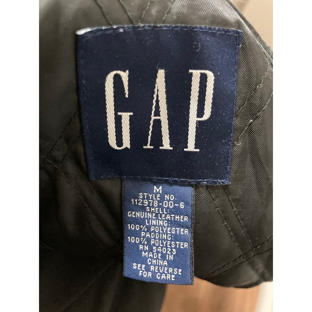 GAP(ギャップ)のGAP 90s シングル レザージャケット　OLD GAP ライダース メンズのジャケット/アウター(レザージャケット)の商品写真