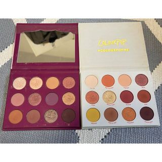 カラーポップ(colourpop)のカラーポップ　アイシャドウ　イエスプリーズ&Hello セット売り　バラ売り不可(アイシャドウ)