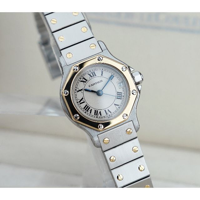 Cartier - 美品 カルティエ サントス オクタゴン コンビ ローマン SM