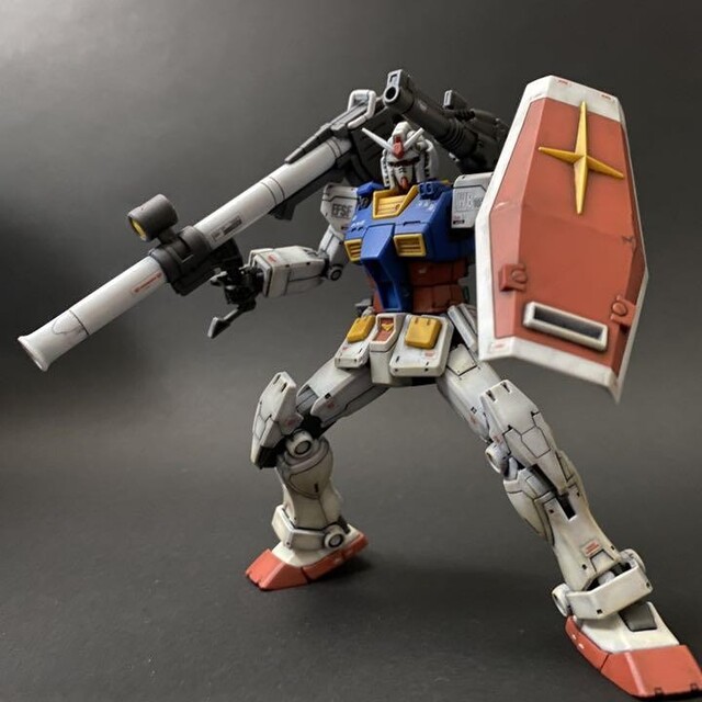 塗装済完成品 HG RX-78-02 ガンダム ORIGIN版 前期型 ガンプラ ds