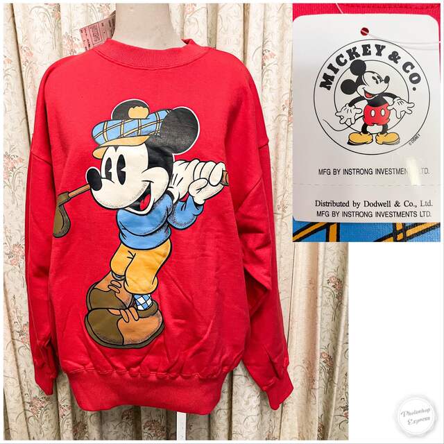 肩幅47USA製 ヴィンテージ MICKEY\u0026CO. Gジャン ミッキーSサイズ