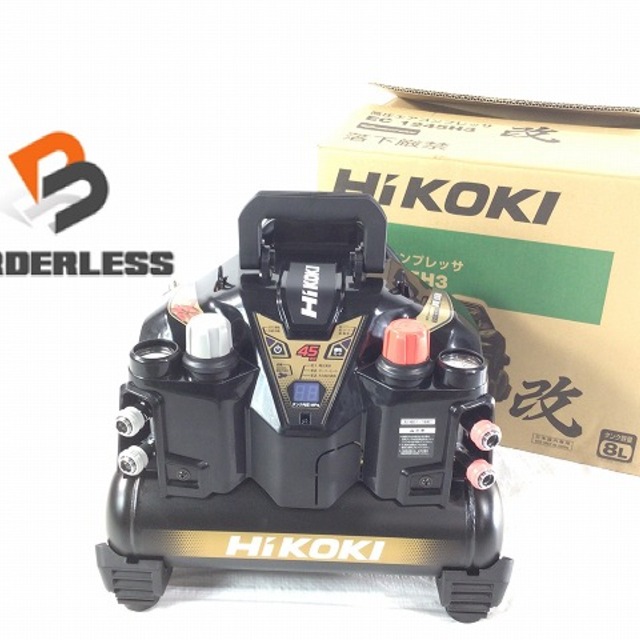 ☆未使用品☆HiKOKI ハイコーキ 高圧エアコンプレッサ EC1245H3 (CTN ...