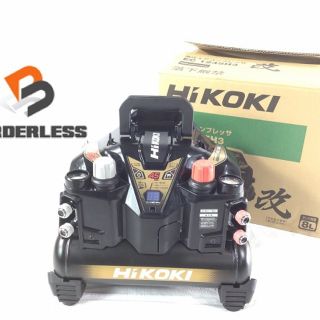 ヒタチ(日立)の☆未使用品☆HiKOKI ハイコーキ 高圧エアコンプレッサ EC1245H3 (CTN) 高圧/常圧 静音・低振動 さわモデル エア工具 61200(工具)