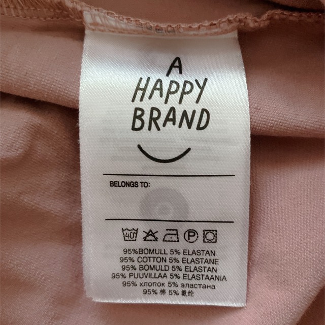 PETIT BATEAU(プチバトー)の☆美品☆インポートA HAPPY BRAND☆オーガニックコットンワンピース☆ キッズ/ベビー/マタニティのキッズ服女の子用(90cm~)(ワンピース)の商品写真