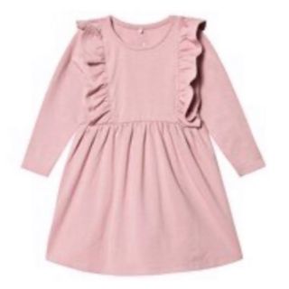 プチバトー(PETIT BATEAU)の☆美品☆インポートA HAPPY BRAND☆オーガニックコットンワンピース☆(ワンピース)