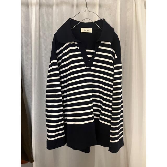 ALLEGE(アレッジ)のErnie Palo Basque Border Skipper L/S メンズのトップス(Tシャツ/カットソー(七分/長袖))の商品写真