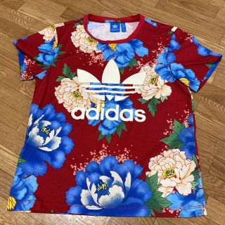 アディダス(adidas)のadidas花柄Tシャツ(Tシャツ(半袖/袖なし))