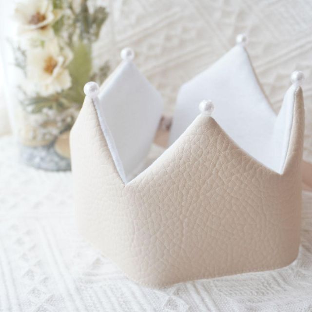 新品□送料無料□ 《シンプルクラウン》グリーン ベビークラウン 誕生
