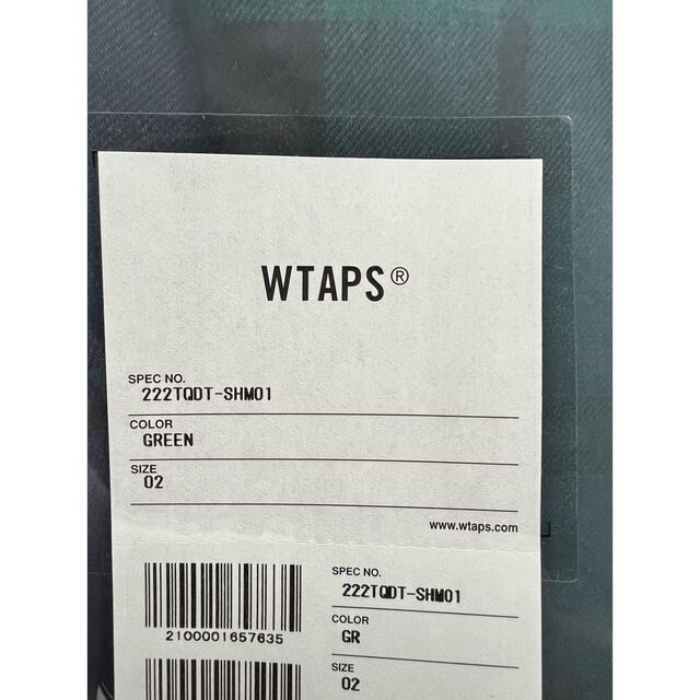 WTAPS 22AW DECK LS COTTON FLANNEL シャツ M 4