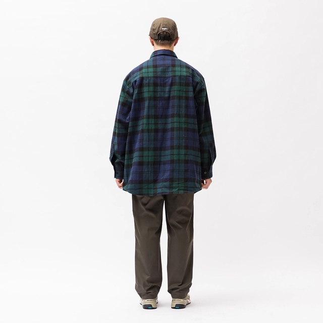 WTAPS 22AW DECK LS COTTON FLANNEL シャツ M 3