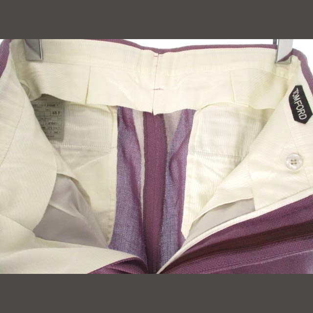 【トムフォード】 Trousers - Tailored Trousers パンツ トムフォード TOM FORD トラウザーズ スラックス パンツ 48F