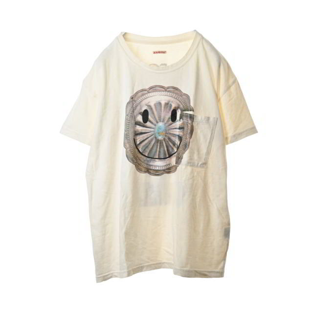 KAPITAL ★ ロゴプリント Tシャツ KAPITAL - KAPITAL ニコマーク プリント Tシャツの通販 by CYCLE
