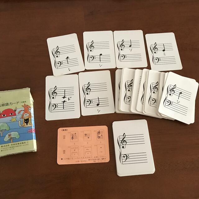 五線譜カード chateauduroi.co