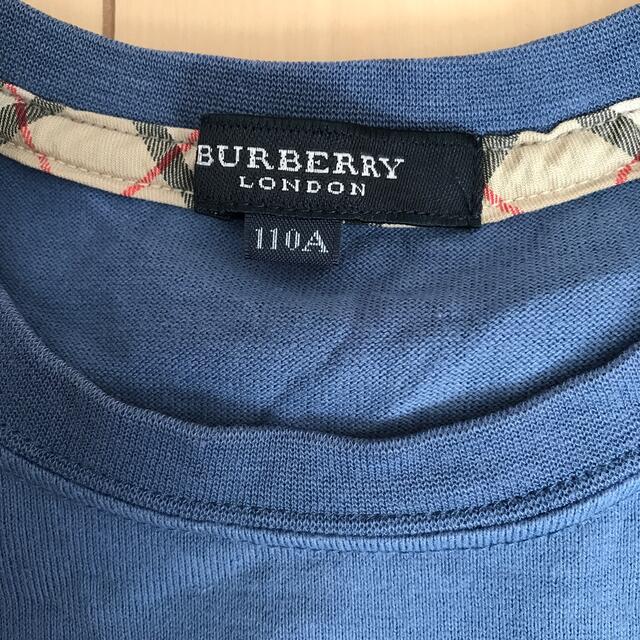 BURBERRY(バーバリー)のバーバリー　Burberry Tシャツ　110cm　チェック　綿100% キッズ/ベビー/マタニティのキッズ服男の子用(90cm~)(Tシャツ/カットソー)の商品写真