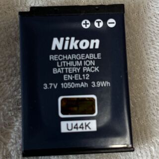 ニコン(Nikon)の中古リチウムバッテリー EN-EL12 Nikon純正品(バッテリー/充電器)