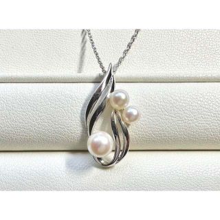 ミキモト(MIKIMOTO)のMIKIMOTO  アコヤ真珠ネックレス  SV(ネックレス)