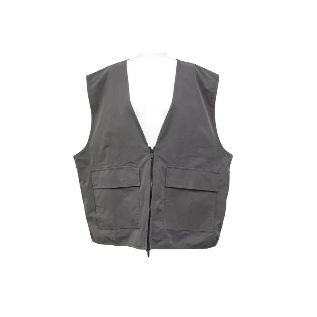 ESSENTIALS エッセンシャルズ FW22 Work Vest ワークベスト ジャケット コットン ポリエステル ブラック サイズL 美品  43578