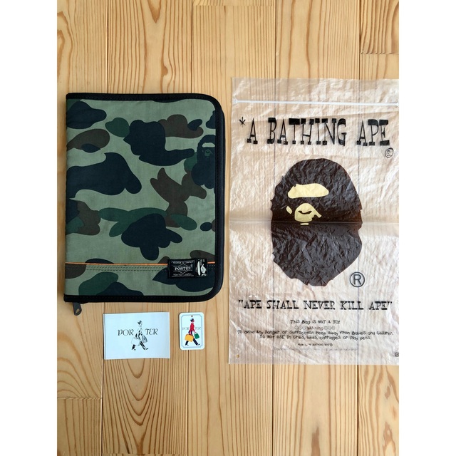 PORTER×A BATHING APE コラボ iPadケース クラッチバッグ