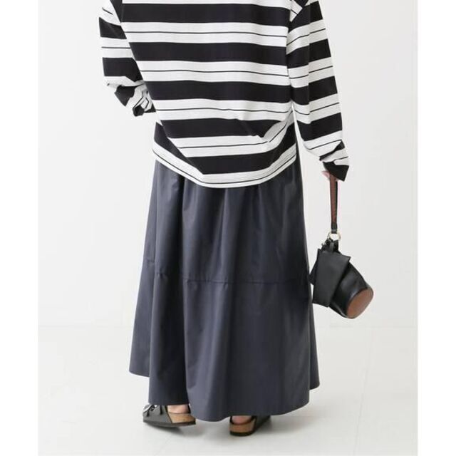 Spick & Spanグロッシータイプライターギャザースカート ネイ Spick & Spanグロッシータイプライターギャザースカート ネイ