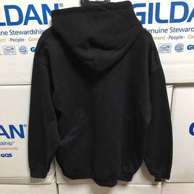 GILDAN(ギルタン)のGILDANギルダンのパーカー☆ブラック☆黒色★XLサイズ@# メンズのトップス(パーカー)の商品写真