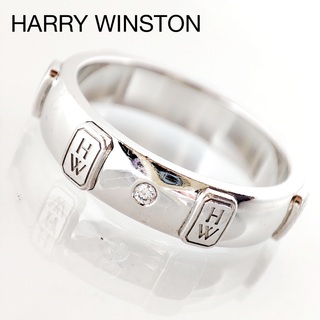 HARRY WINSTON - Harry Winston ダイヤ1P HWロゴバンドリングの通販 by 
