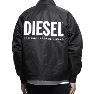 ディーゼル(DIESEL)の新品★DIESEL ディーゼル ロゴ刺繍  中綿キルティング コーチジャケット(ブルゾン)