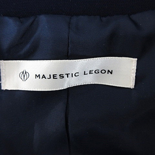 MAJESTIC LEGON(マジェスティックレゴン)のマジェスティックレゴン ジャケット テーラード ダブル オーバーサイズ M 紺 レディースのジャケット/アウター(その他)の商品写真